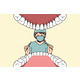 Dentist Working in Stomatology Concept
