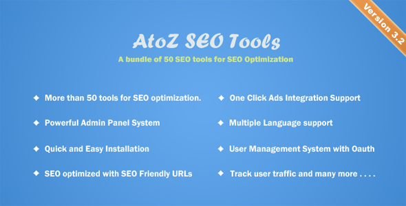 Download AtoZ SEO Tools - Search Engine Optimization Tools