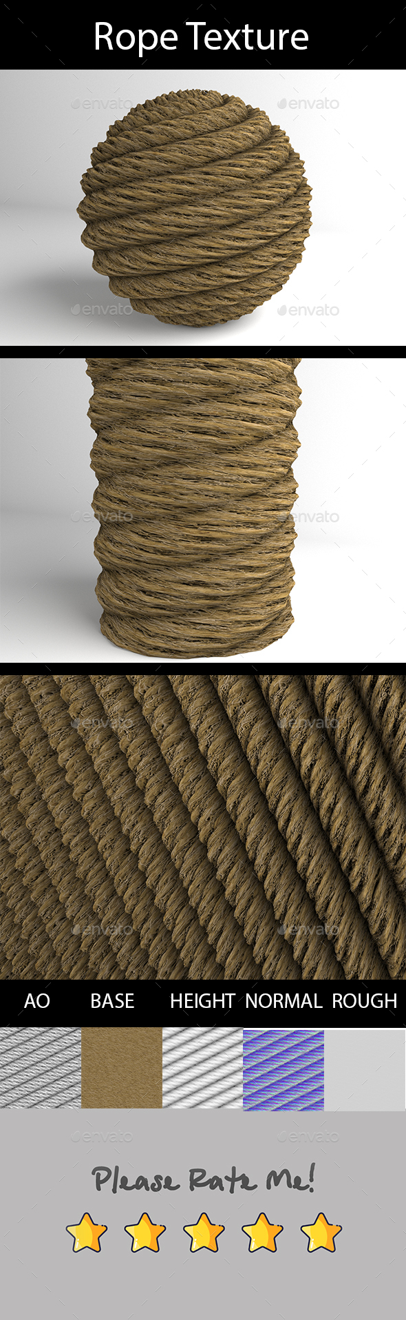 Rope PBR Texture