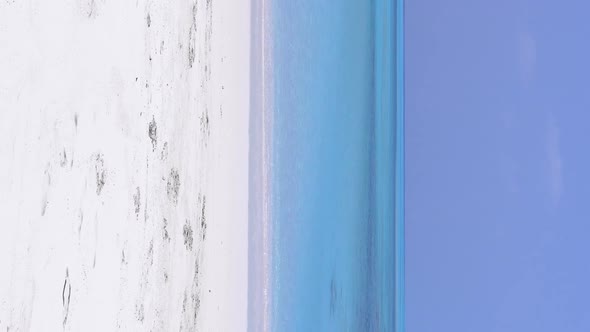 Man in Santa Hat Dancing on Sandy Beach alt