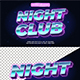Editable Night Club Text Effects