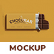 Chocolate Candy Bar Packaging PSD Mockup Bundle