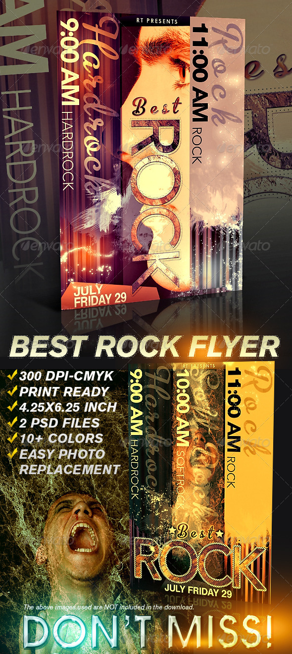 Rock Flyer Template - Clubs & Parties Events