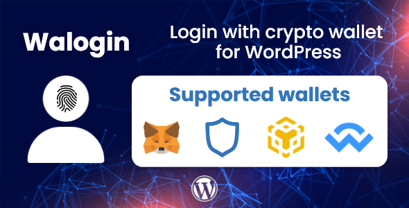 Walogin - Login with crypto wallet for WordPress