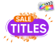 Sale Titles for FCPX - VideoHive Item for Sale
