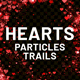 Red Hearts Particles Trails - VideoHive Item for Sale