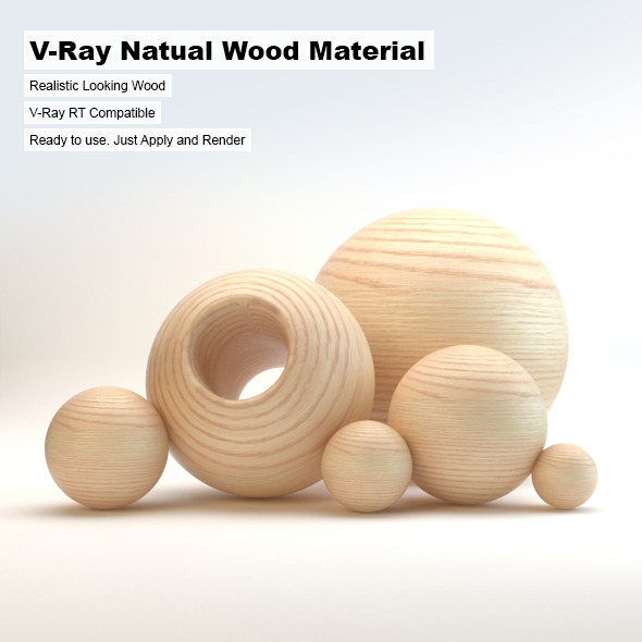 V-Ray Natural Wood - 3Docean 3249935