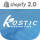 Kostic - Beauty & Cosmetics Shopify Theme