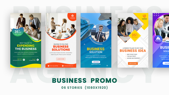 Business Corporate Promo Stories Pack