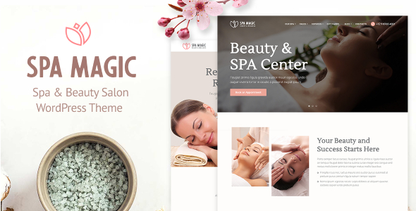 SpaMagic – Beauty Salon WordPress Theme