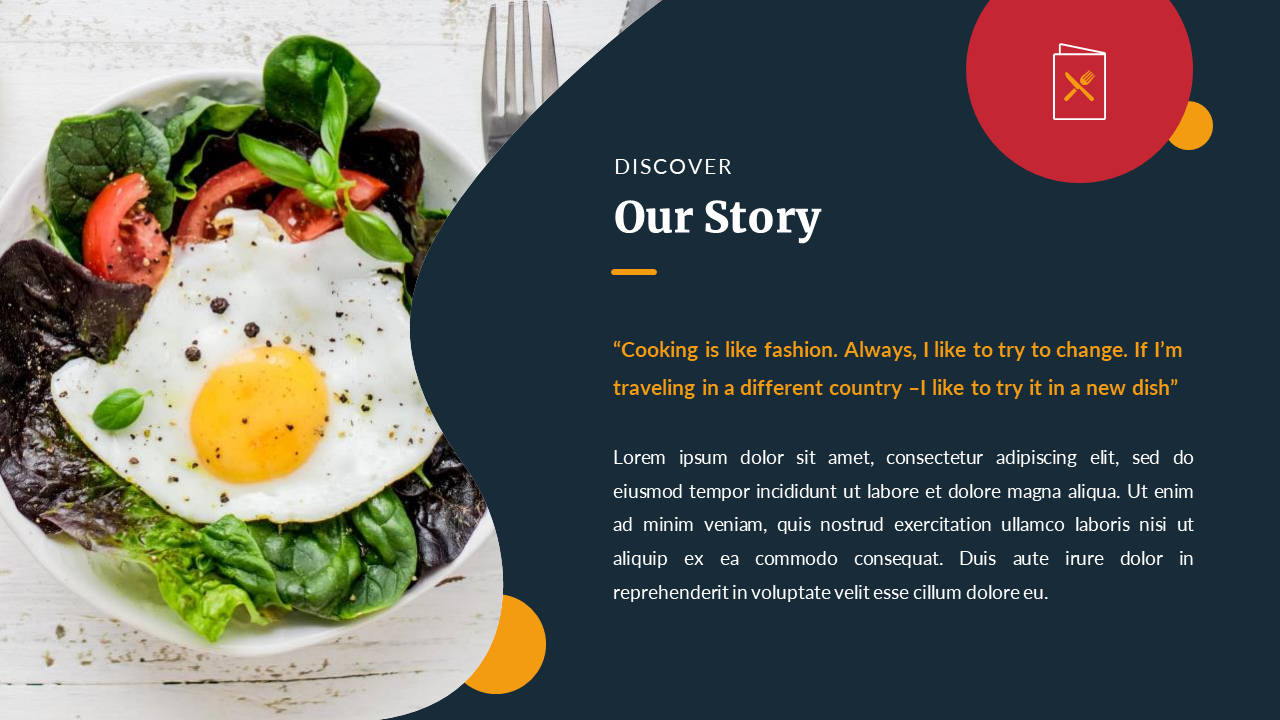 ETEN – Restaurant Food PowerPoint Template, Presentation Templates