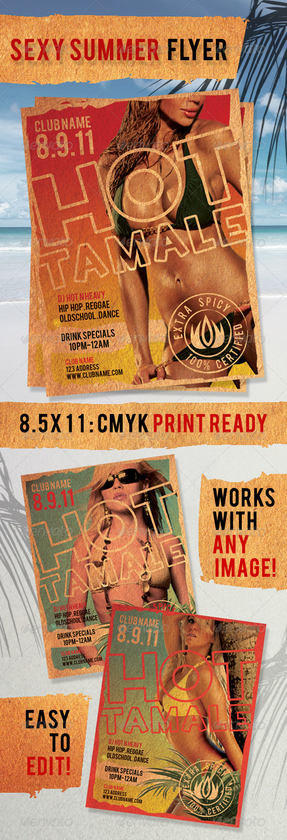 Sexy Summer Flyer - Clubs & Parties Events