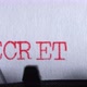Typing &quot;top secret&quot; on an old electric typewriter - VideoHive Item for Sale