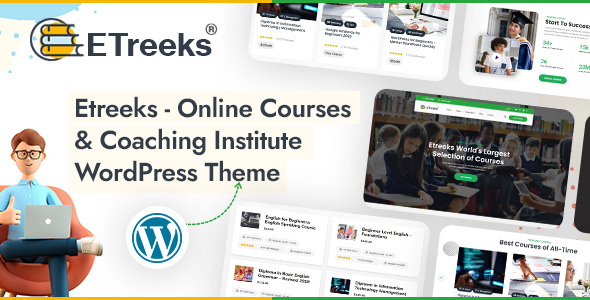 Etreeks - Online Courses & Coaching Institute WordPress Theme