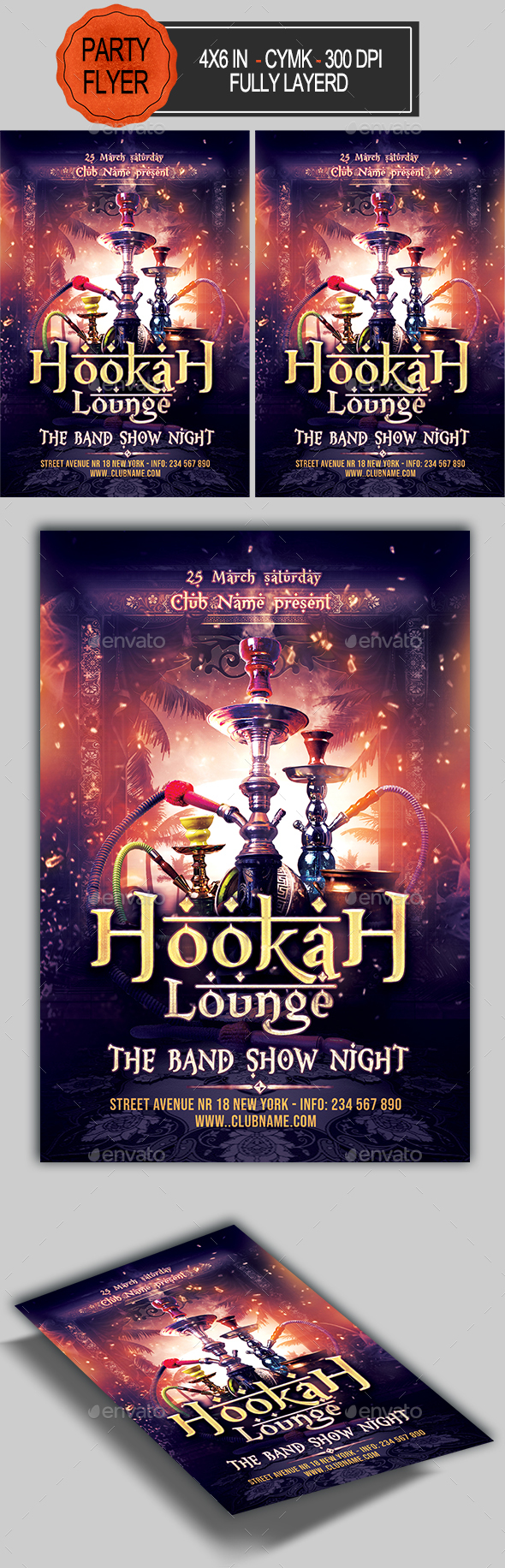 [DOWNLOAD]Hookah Lounge Flyer