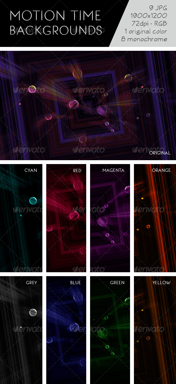Motion Time Abstract Backgrounds