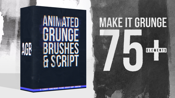 Animated Grunge Brushes Collection + Script