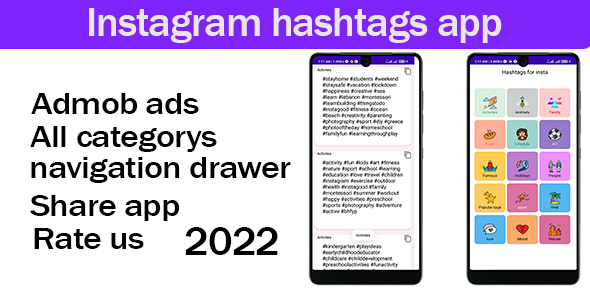 Hashtags for Instagram - insta Tags sharing app