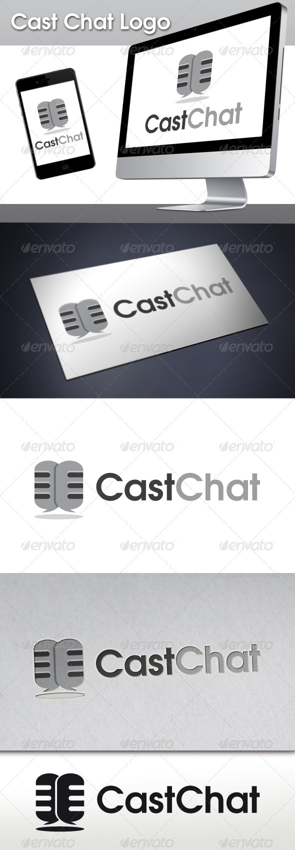 Cast Chat Logo - Objects Logo Templates