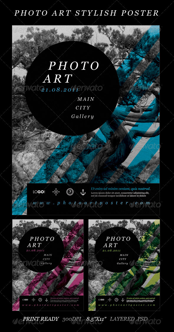 Photo Art Stylish Poster - Miscellaneous Print Templates