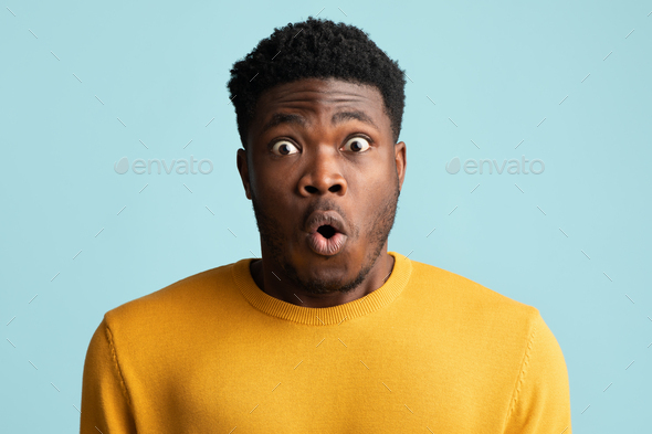 shocked black guy