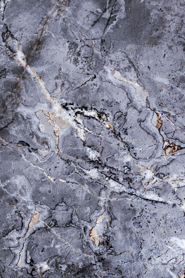 Gray marble texture with streaks - Stock Photo - Images