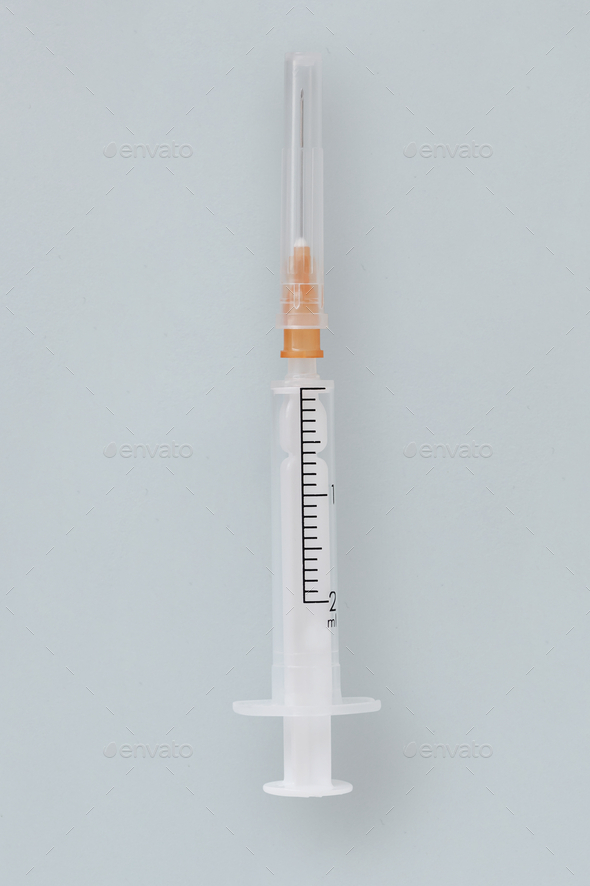 Closeup of an empty syringe - Stock Photo - Images