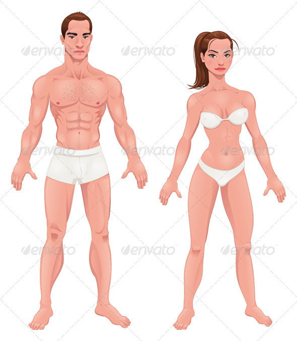 Man and Woman - People Characters