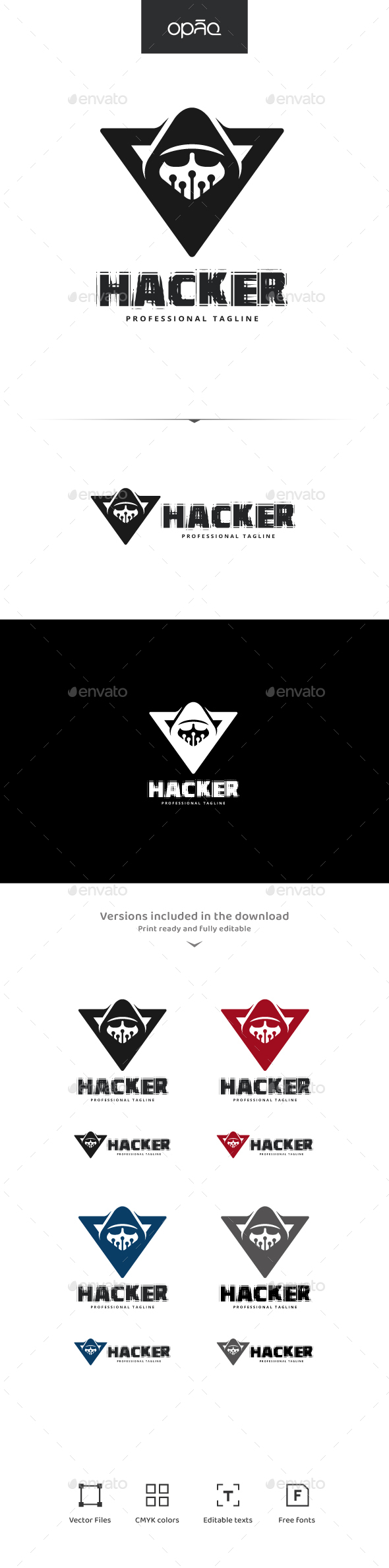 Hacker Team Esport Vector Logo Design Stock Vector (Royalty Free)  1731706261 | Shutterstock