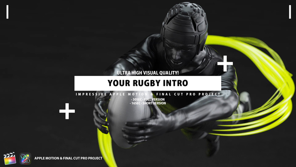 Your Rugby Intro - Rugby Opener Apple Motion Template