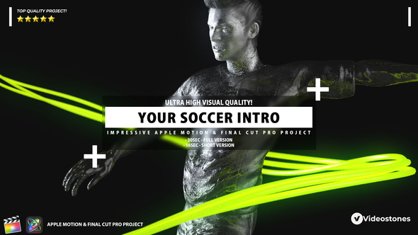 Your Soccer Intro - Soccer Promotion Apple Motion Template