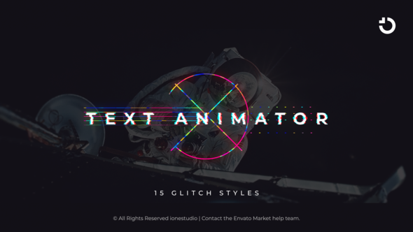Glitch Text Animator