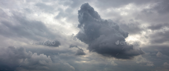 rain clouds background