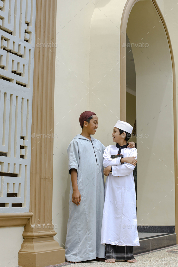 Muslim brothers - Stock Photo - Images