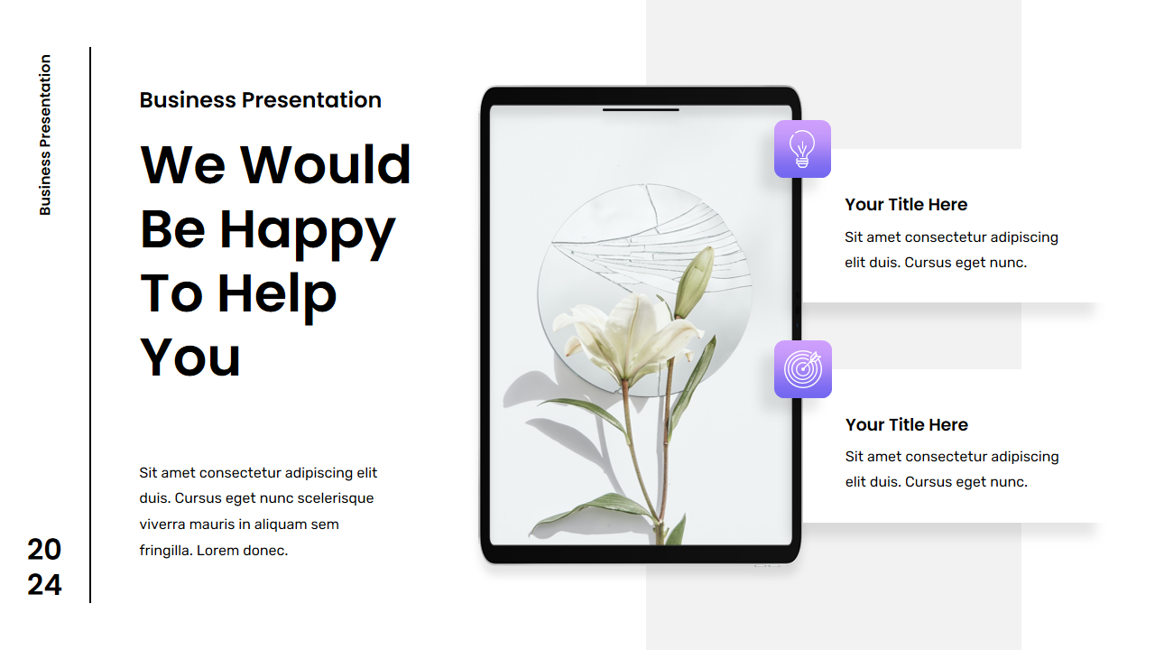 Gradient Purple Creative Modern Simple Business Plan, Presentation ...