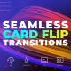 Seamless Card Flip Transitions for DaVinci Resolve - VideoHive Item for Sale