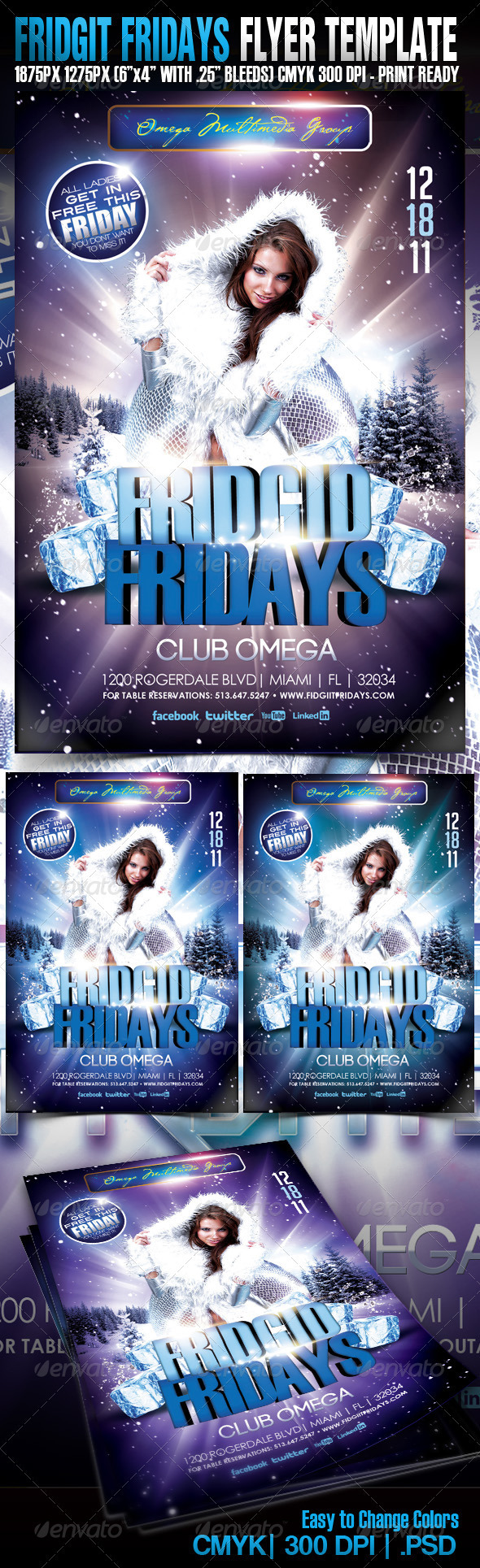 Fridget Fridays - Events Flyers