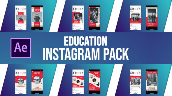 Education Instagram Pack for After Effects