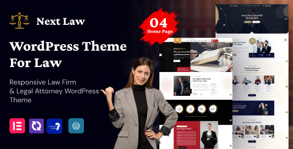 Nextlaw – Law, Lawyer & Attorney WordPress Theme
