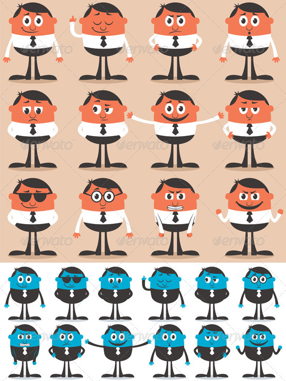 Character Emotions - People Characters