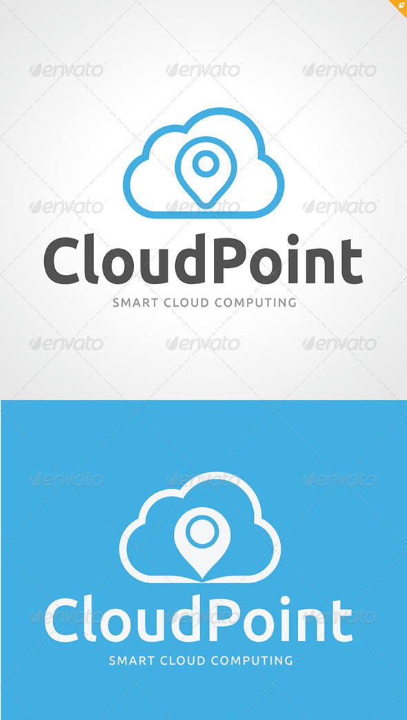 Cloud Point Logo - Nature Logo Templates
