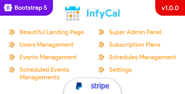InfyCal - Laravel Online Appointment Scheduling System - Meetings Scheduling