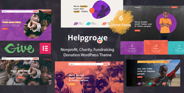 Free download Helpgrove - Nonprofit Charity Theme