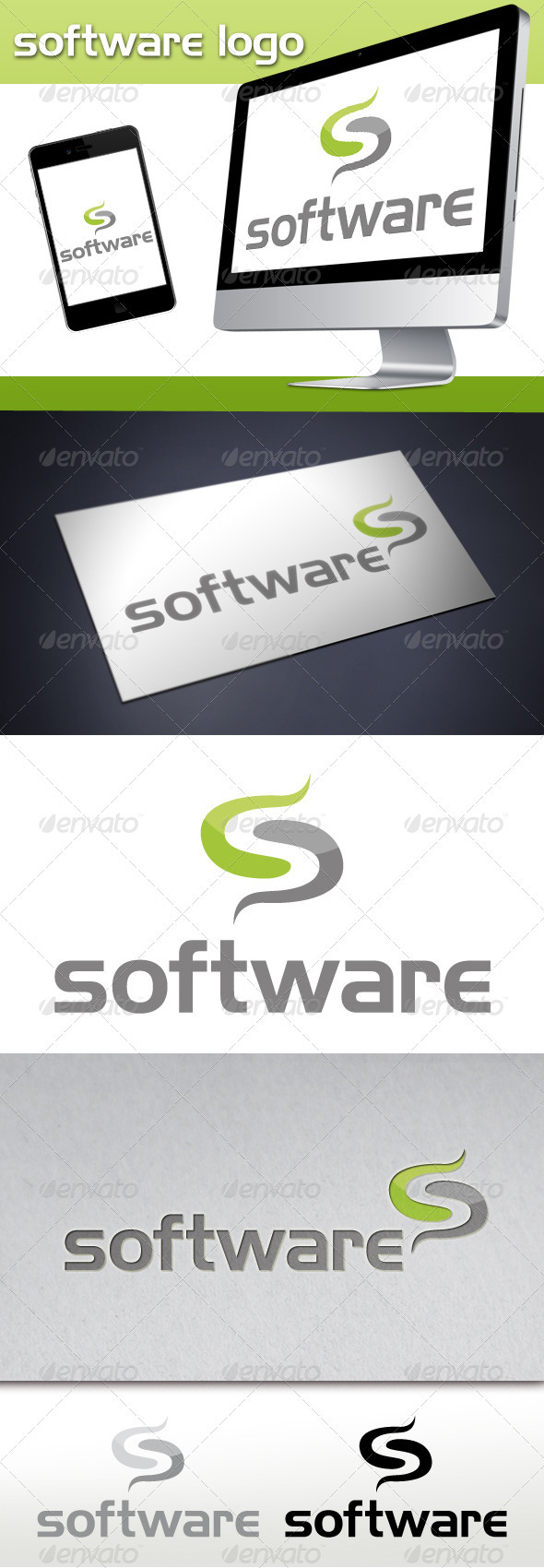 Software Tech Letter S Logo - Letters Logo Templates