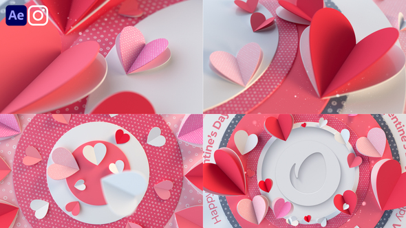 Valentines Day Celebration Logo Logo Stings template preview