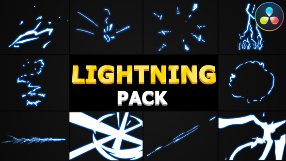 Cartoon Lightning Pack | DaVinci Resolve