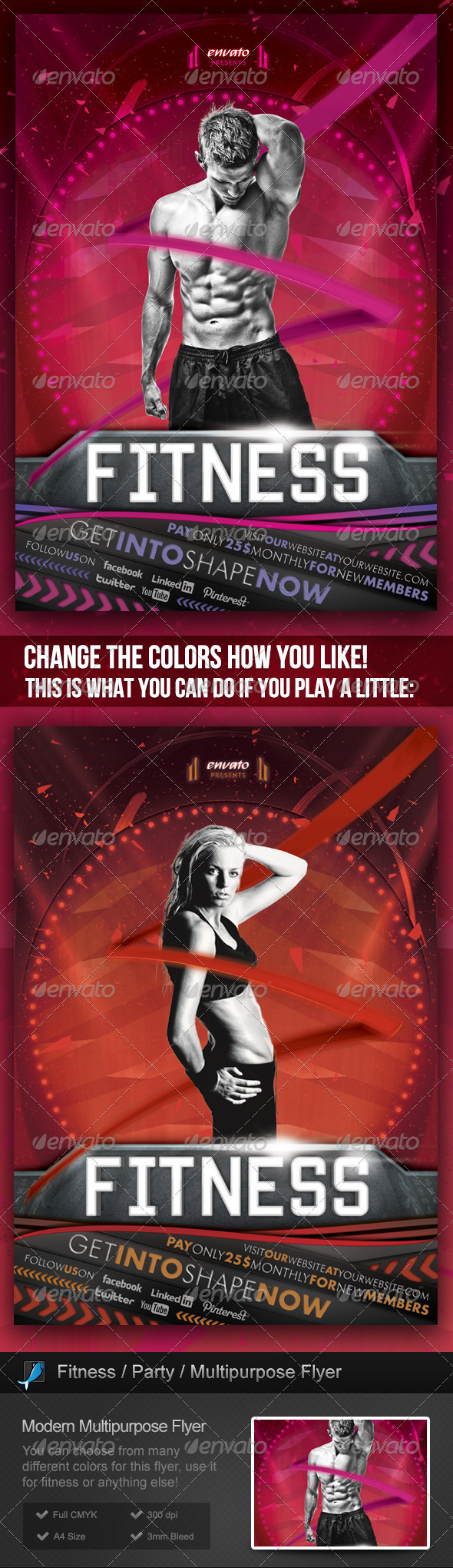 Fitness / Gym / Party / Event Multipurpose Flyer - Sports Events