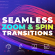 Seamless Zoom and Spin Transitions for DaVinci Resolve - VideoHive Item for Sale