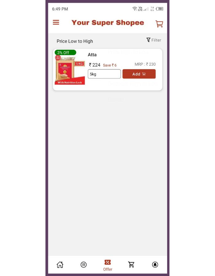 Grocery React Native Android App by pratikpashine | CodeCanyon