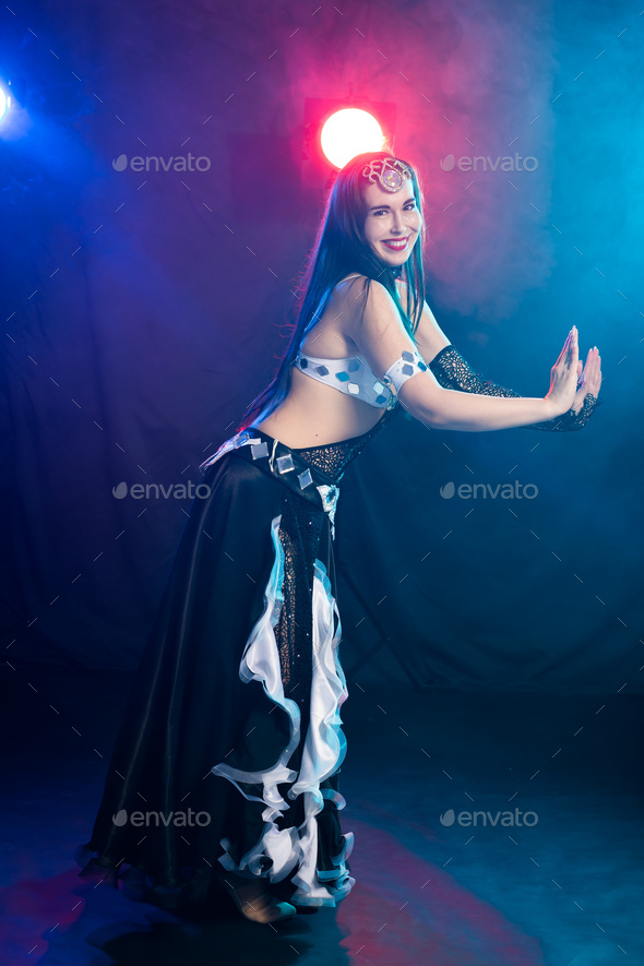 Tribal Fusion Belly Dance Costume 25 Stock Photo 147964850